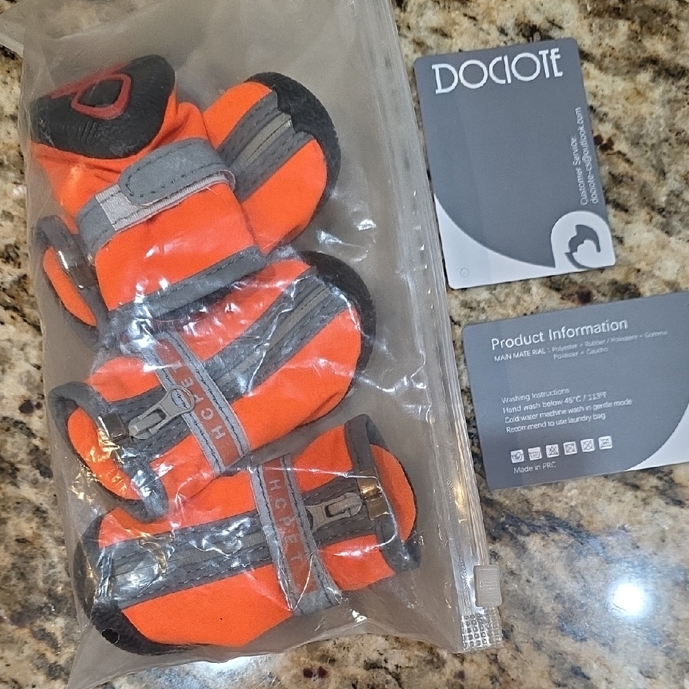 Orange Dog Boots